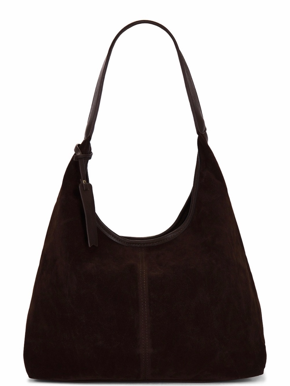 8 Other Reasons Dark Brown Slouch Suede Bag - Picture 4 of 4